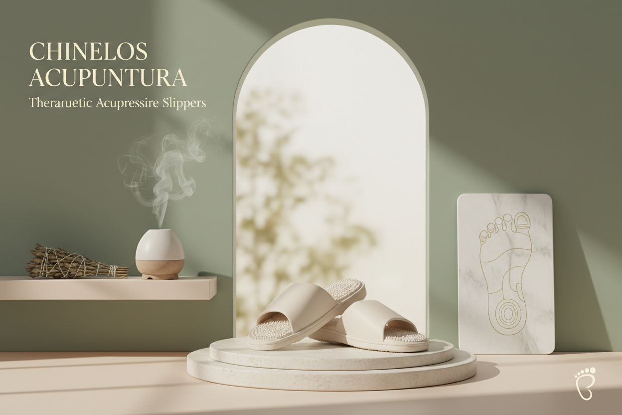 Capa Chinelos Acupuntura