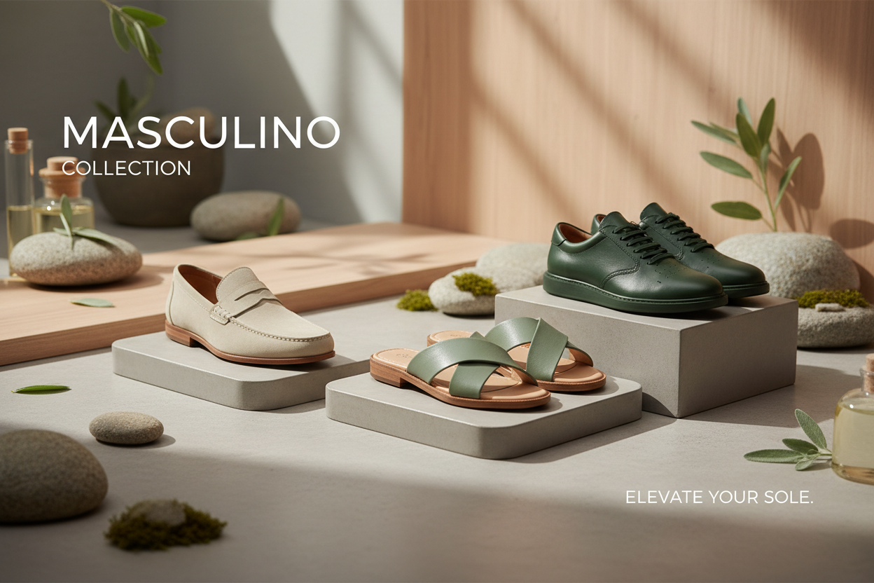 Calçado masculino casual confort