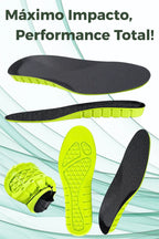 Palmilha ortopédica X esportiva, performance total para seus treinos! Amortecimento de alto impacto para corrida e academia. #esporte #performance #treino